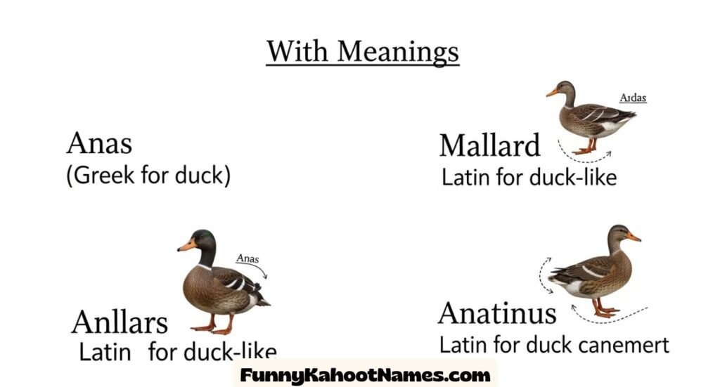Funny Duck Names