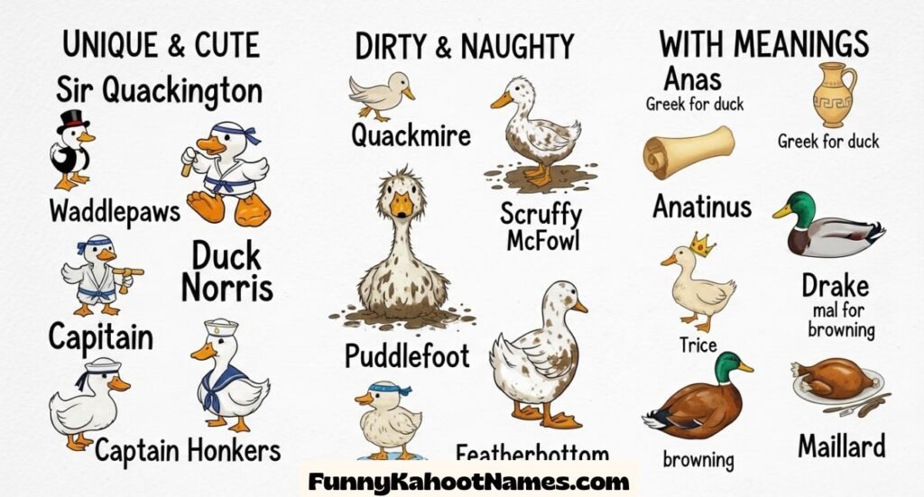 Funny Duck Names