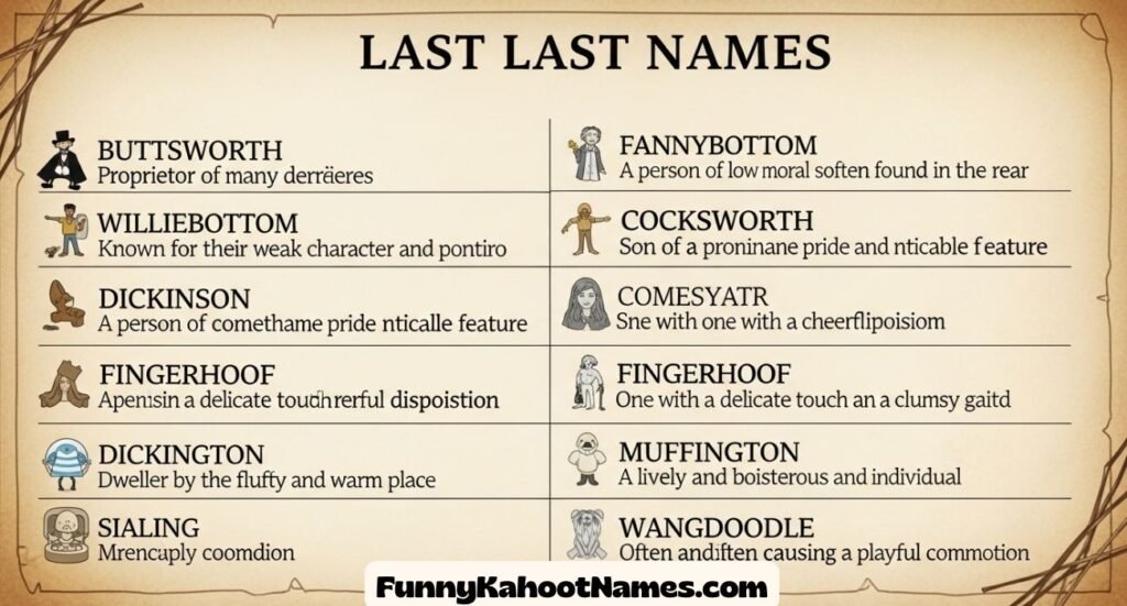Funny Last Names