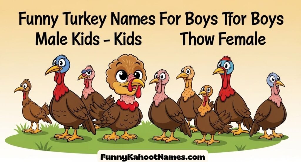 Funny Turkey Names