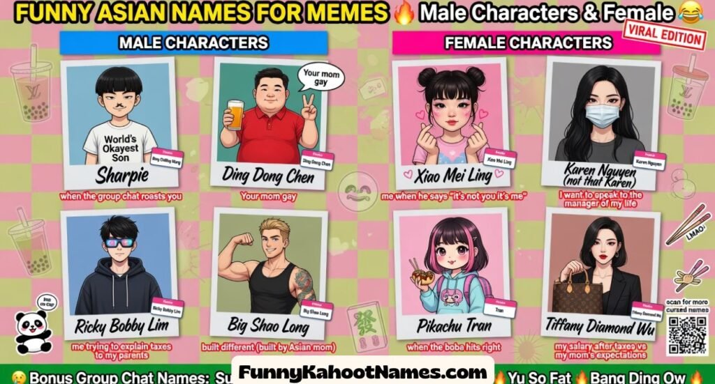 Funny Asian Names