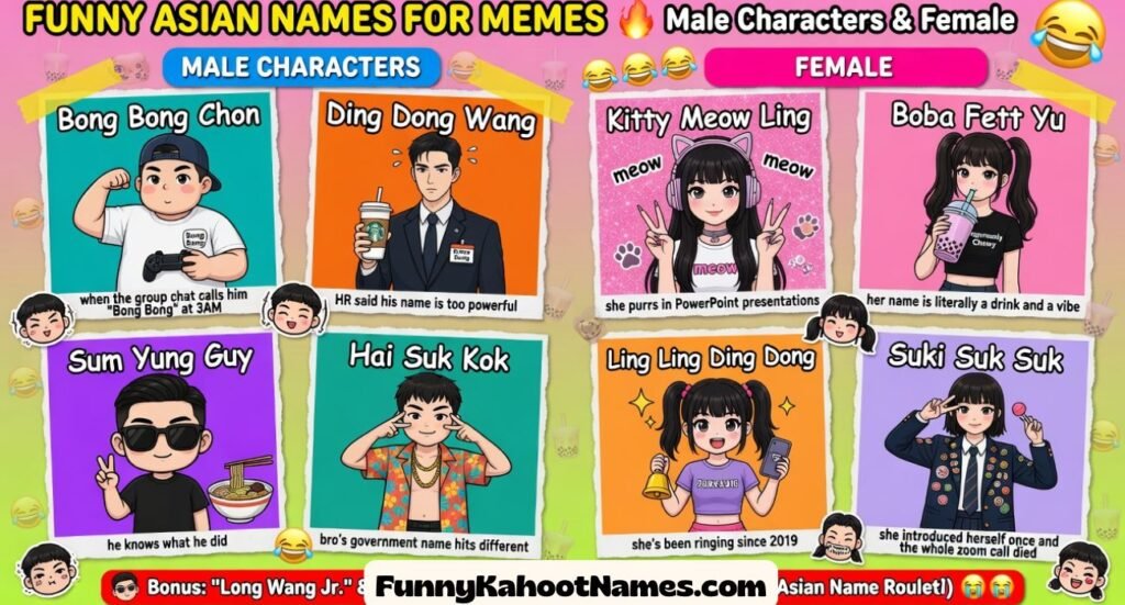 Funny Asian Names