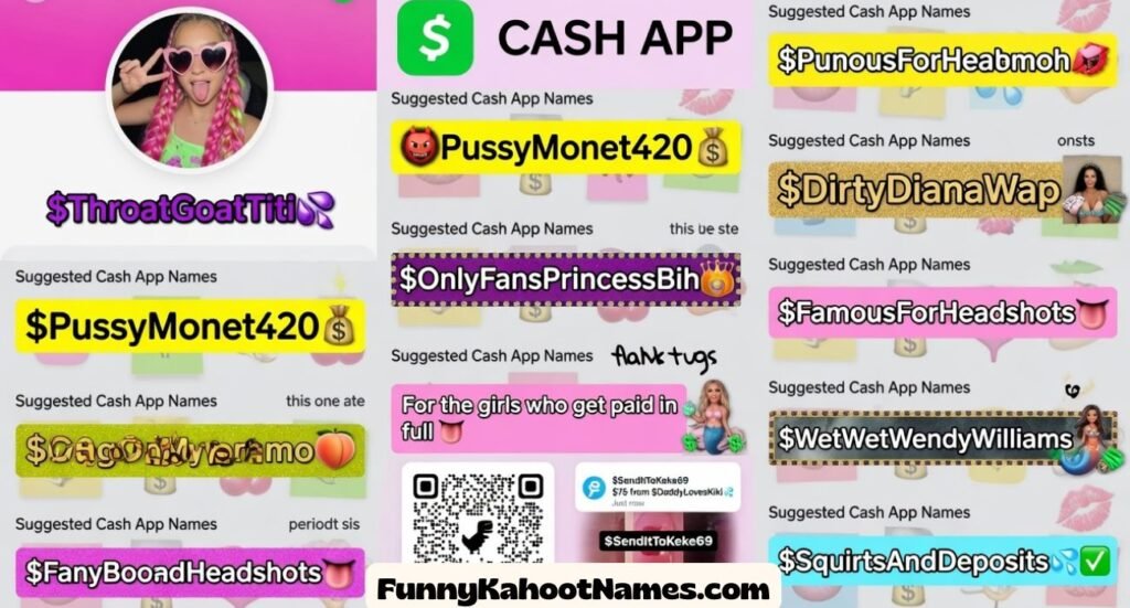 Funny Cash App Names