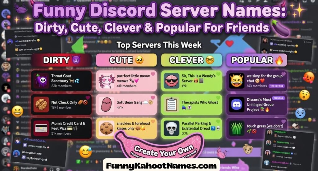 Funny Discord Server Names