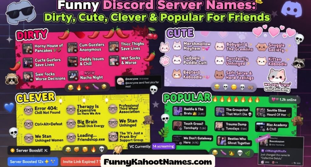 Funny Discord Server Names