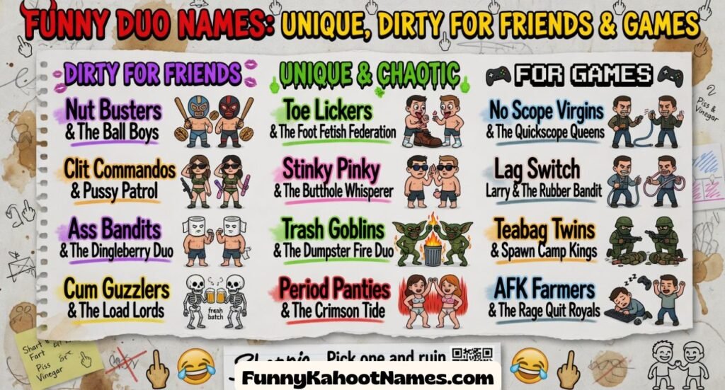 Funny Duo Names