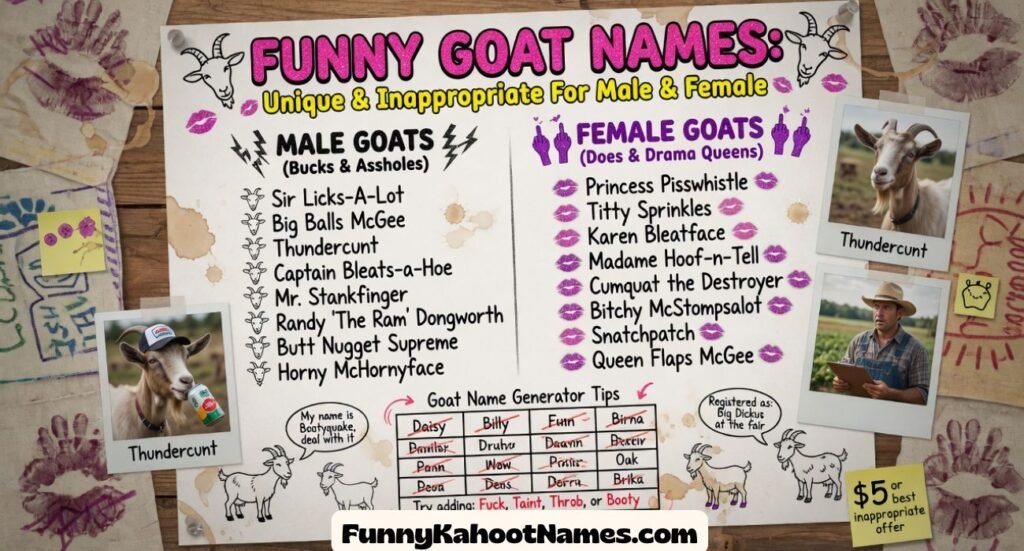 Funny Goat Names