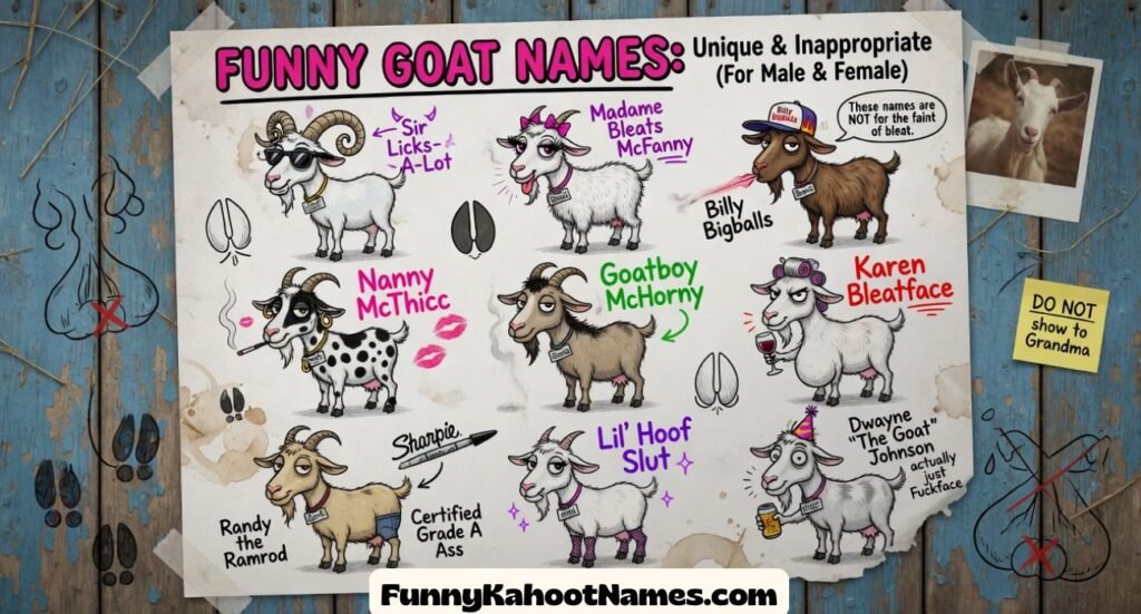 Funny Goat Names