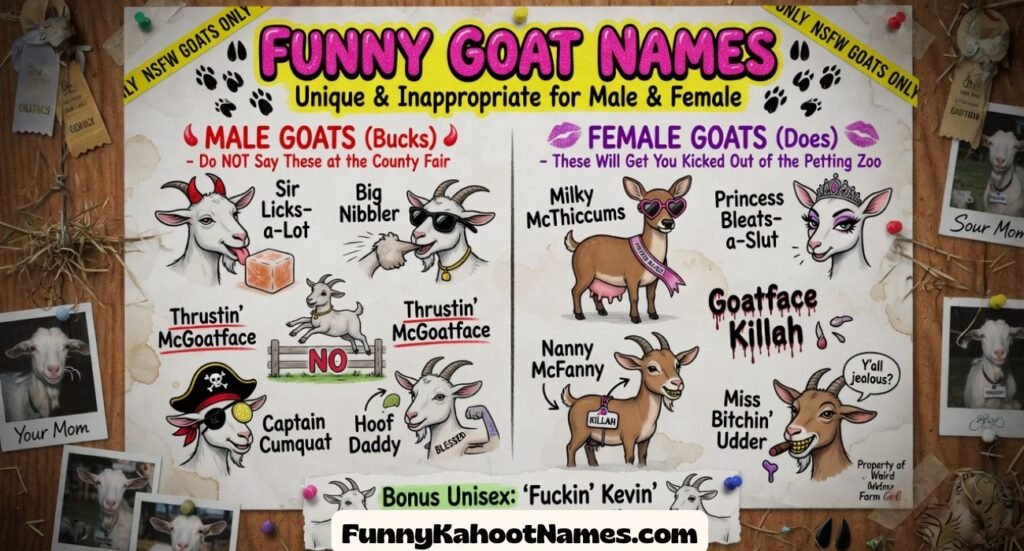 Funny Goat Names
