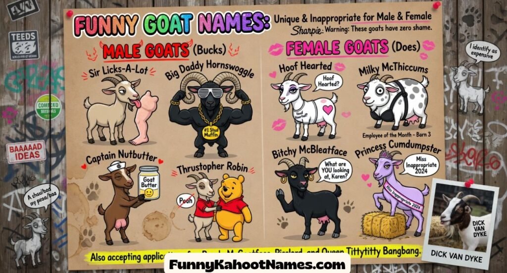 Funny Goat Names