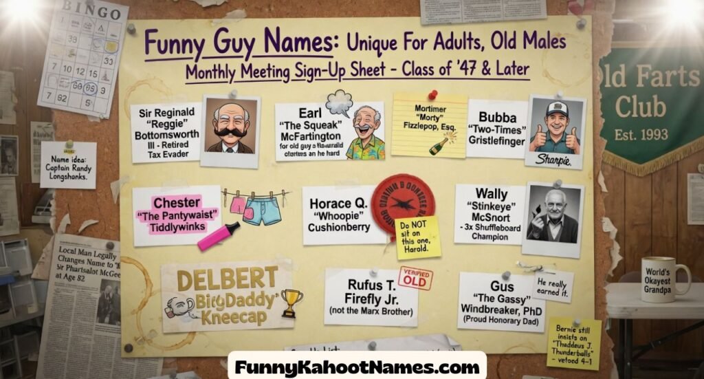 Funny Guy Names
