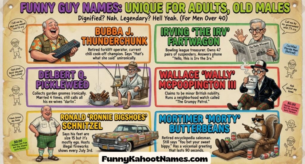 Funny Guy Names