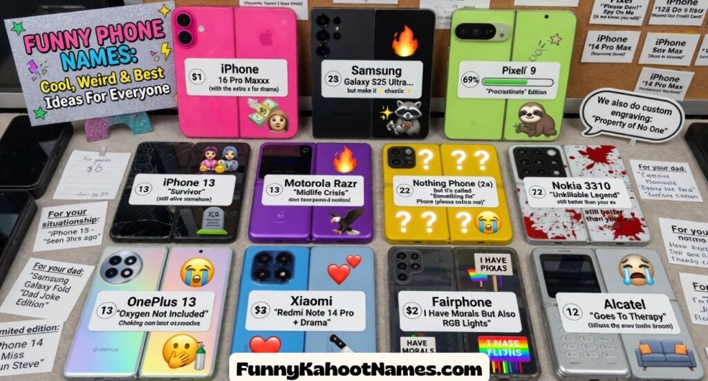 Funny Phone Names