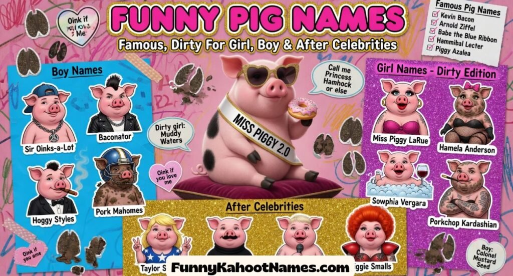 Funny Pig Names