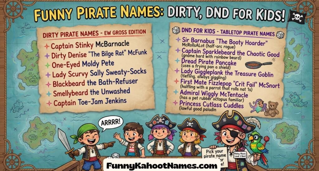 Funny Pirate Names