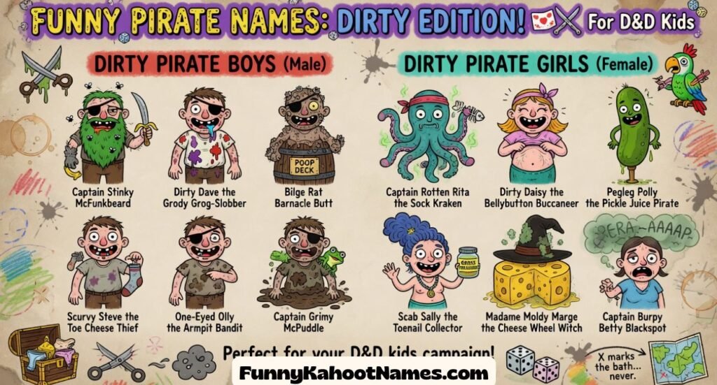 Funny Pirate Names