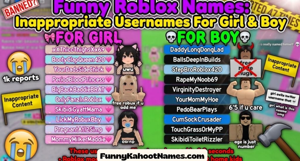 Funny Roblox Names