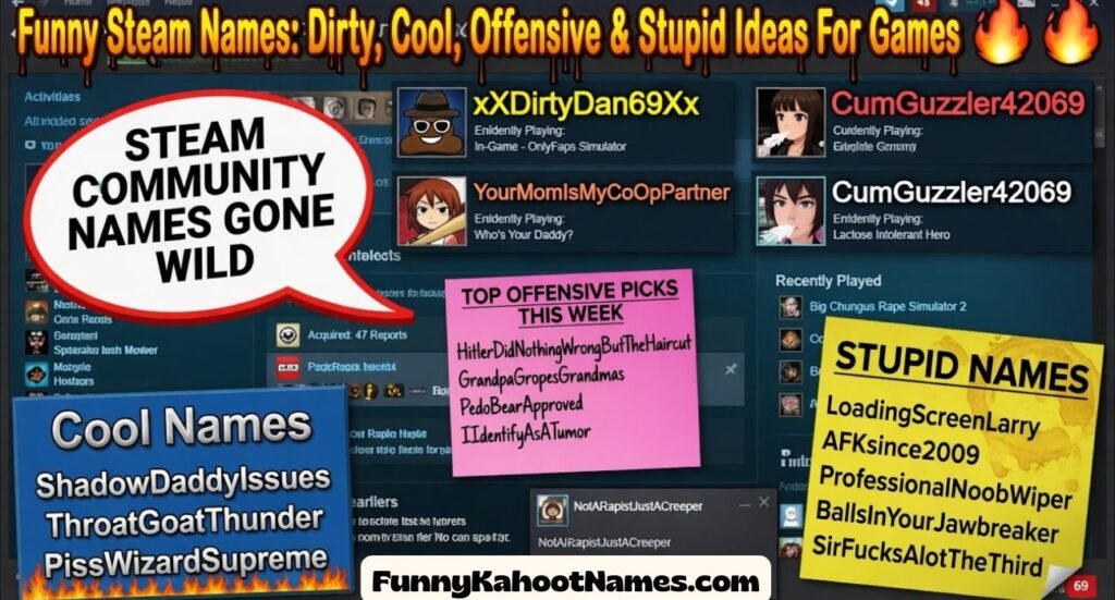 Funny Steam Names