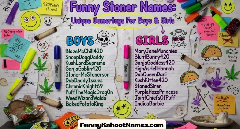 Funny Stoner Names