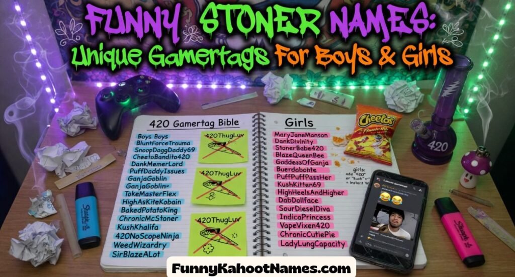 Funny Stoner Names