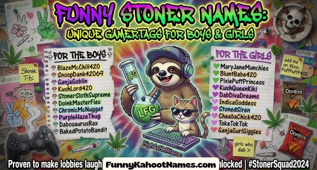 Funny Stoner Names