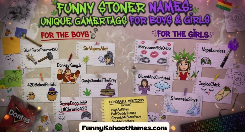 Funny Stoner Names