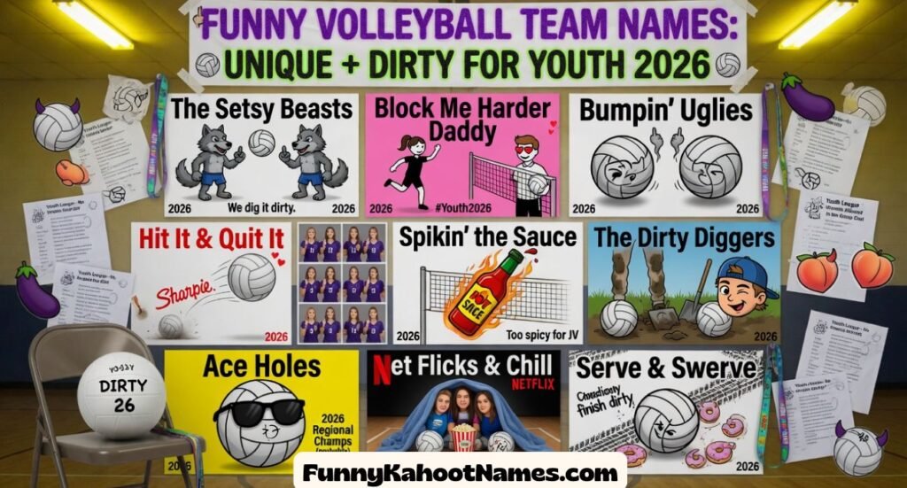 Funny Volleyball Team Names