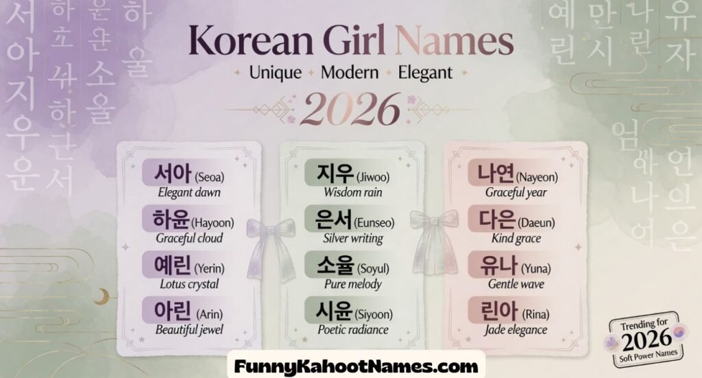 Korean Girl Names