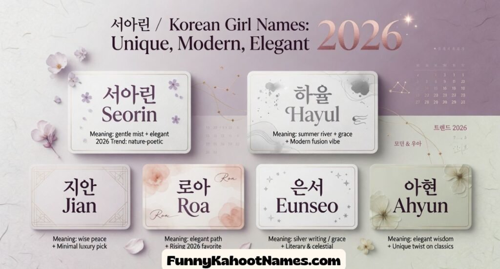 Korean Girl Names