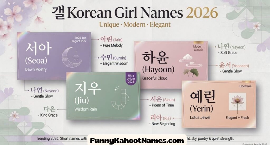 Korean Girl Names