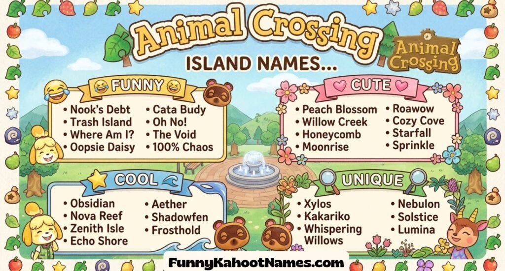 Animal Crossing Island Names