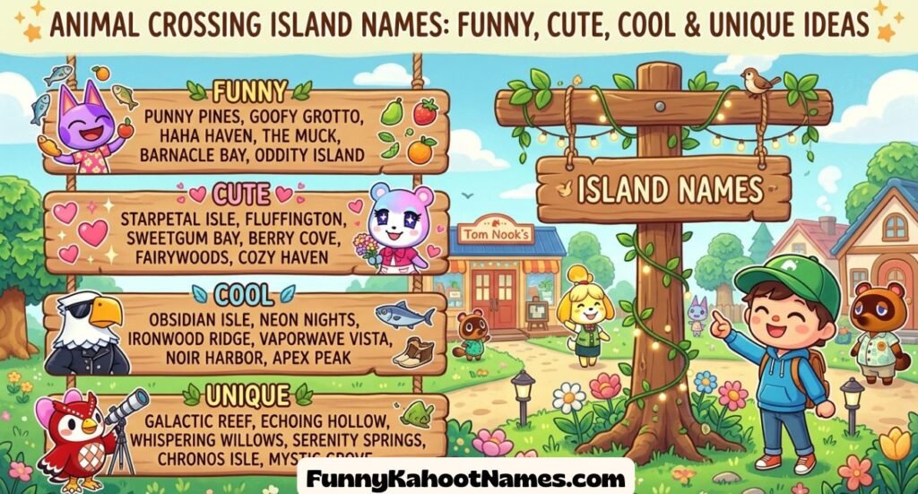 Animal Crossing Island Names