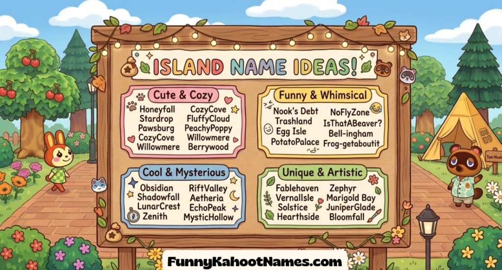 Animal Crossing Island Names