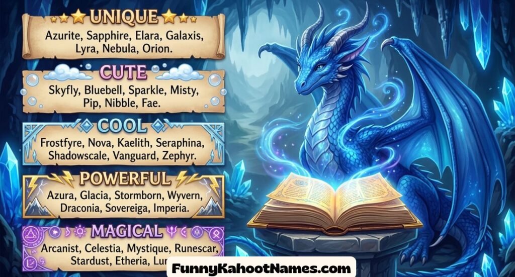 Blue Female Dragon Names