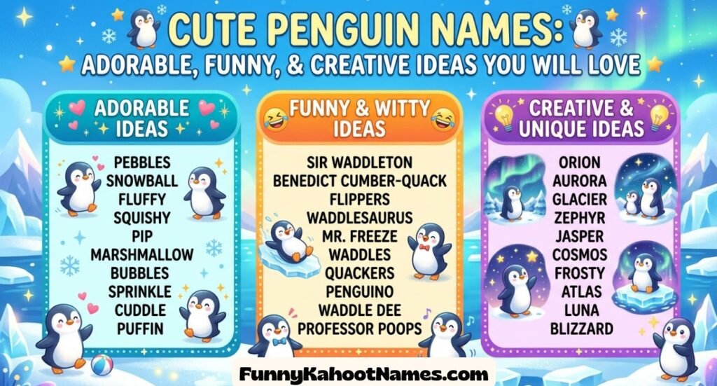 Cute Penguin Names