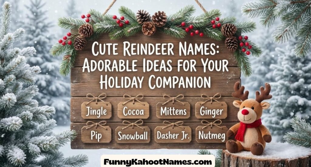 Cute Reindeer Names