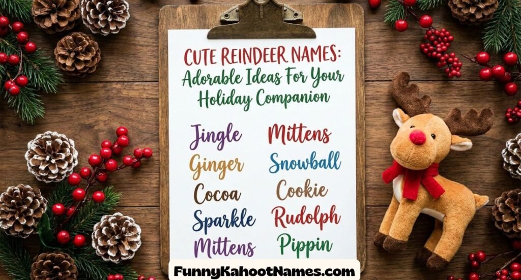 Cute Reindeer Names