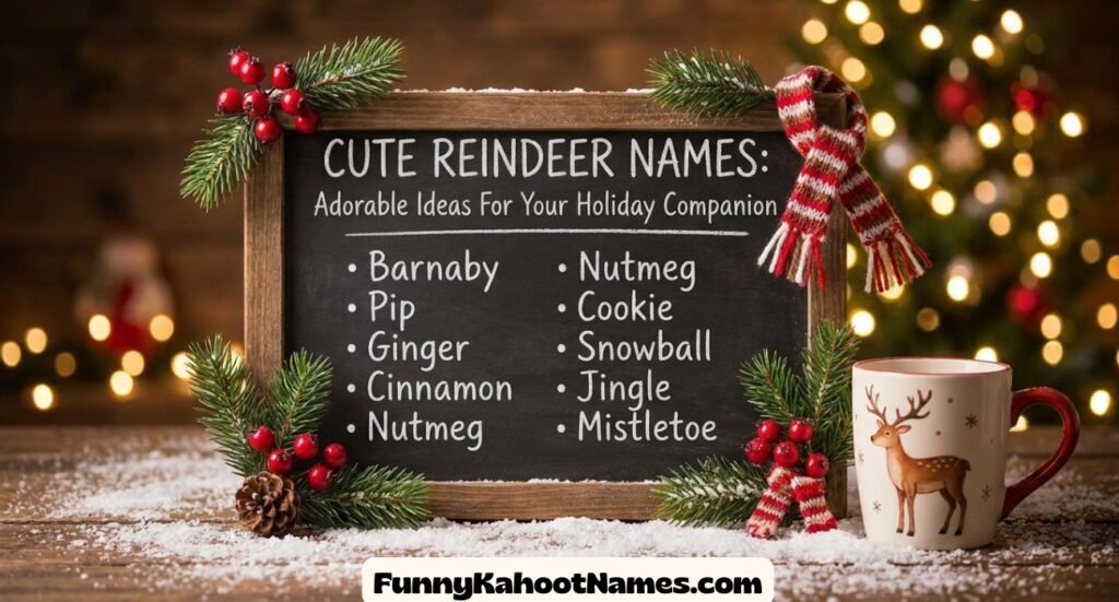 Cute Reindeer Names