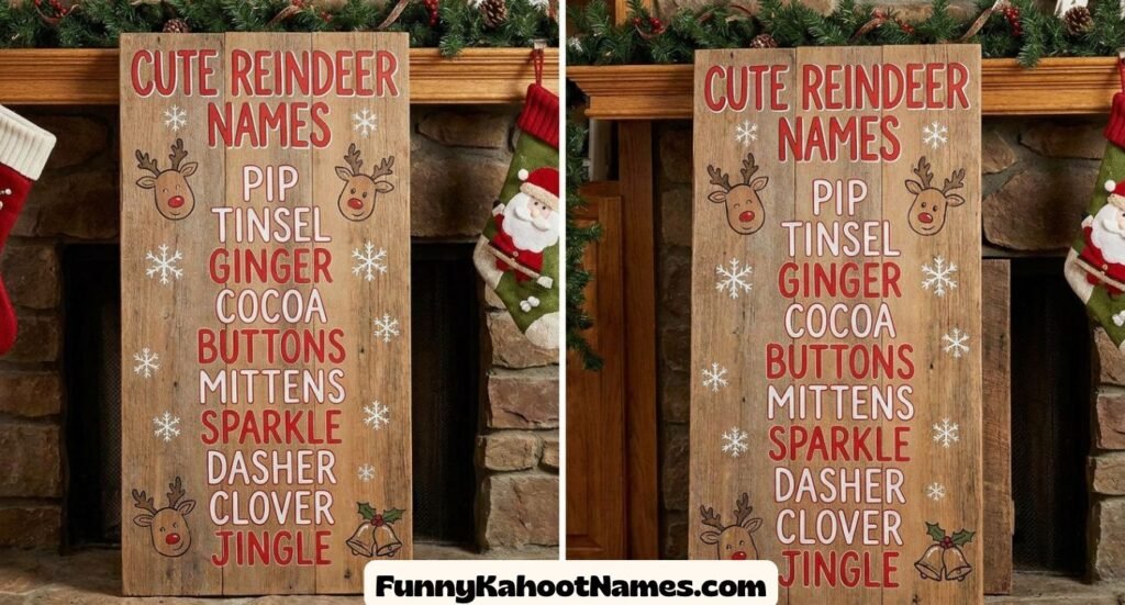 Cute Reindeer Names