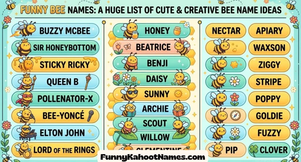 Funny Bee Names