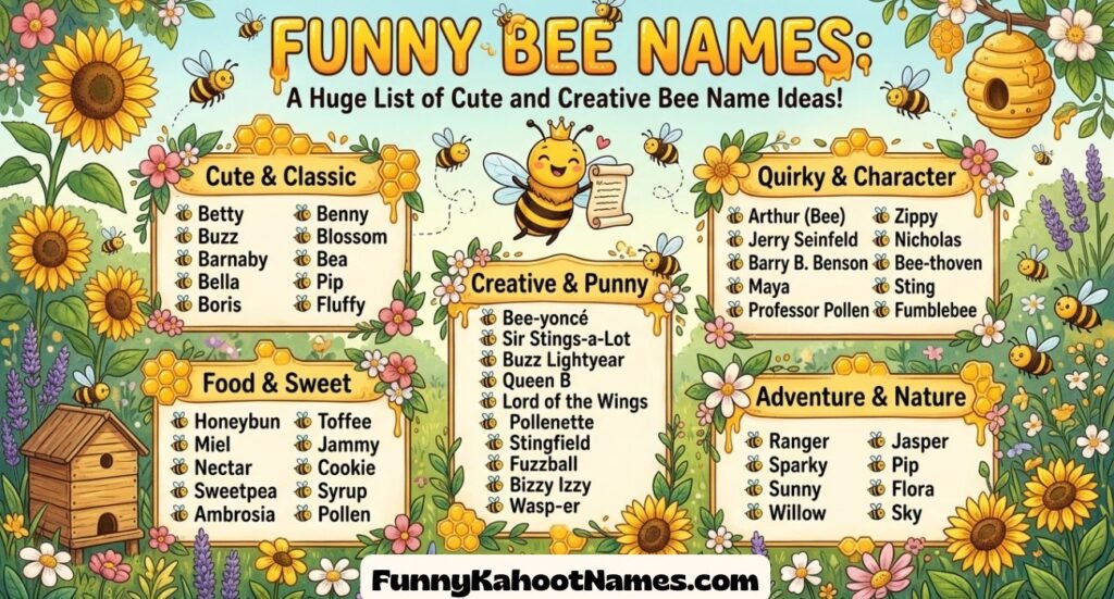 Funny Bee Names