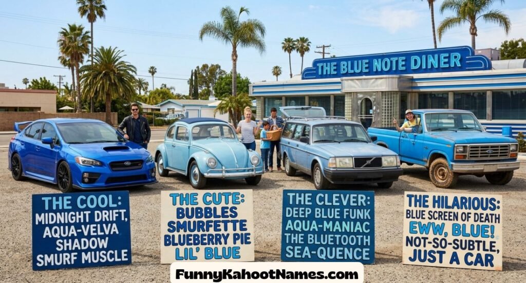 Funny Blue Car Names