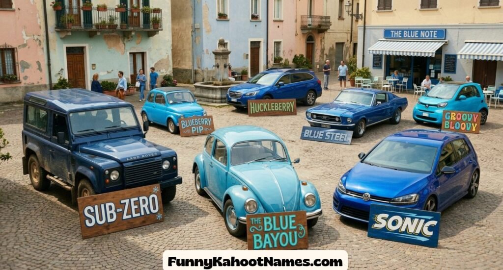 Funny Blue Car Names