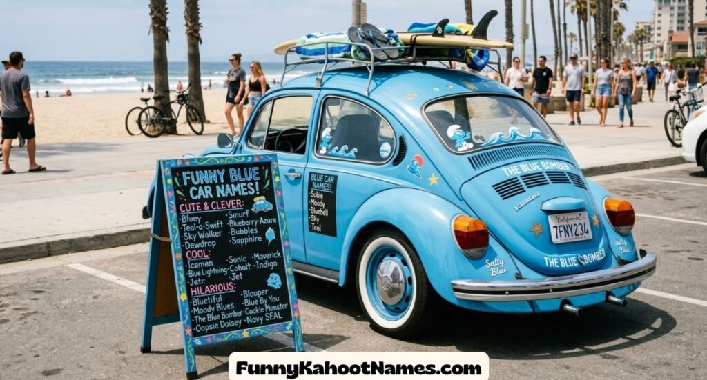 Funny Blue Car Names