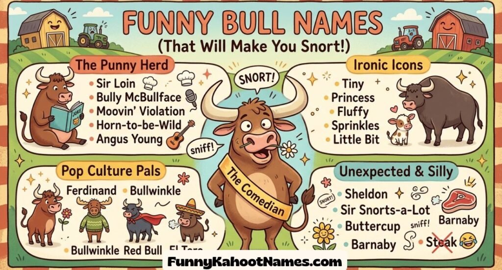 Funny Bull Names
