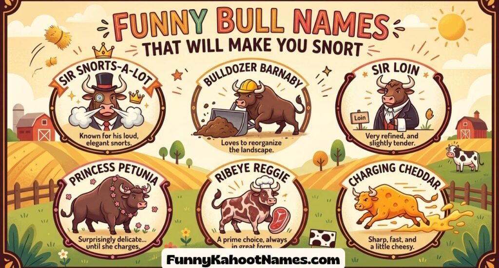 Funny Bull Names