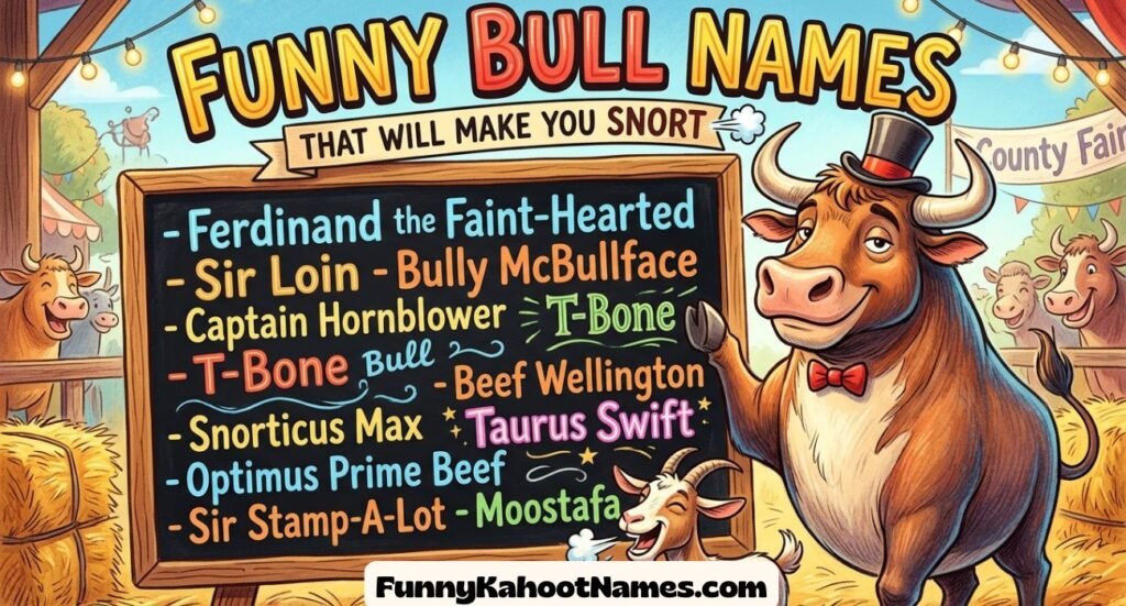 Funny Bull Names