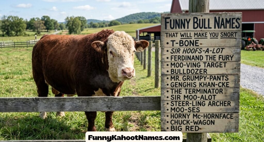 Funny Bull Names