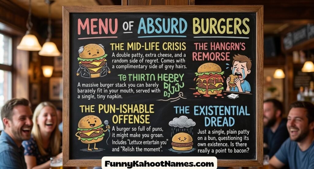Funny Burger Names