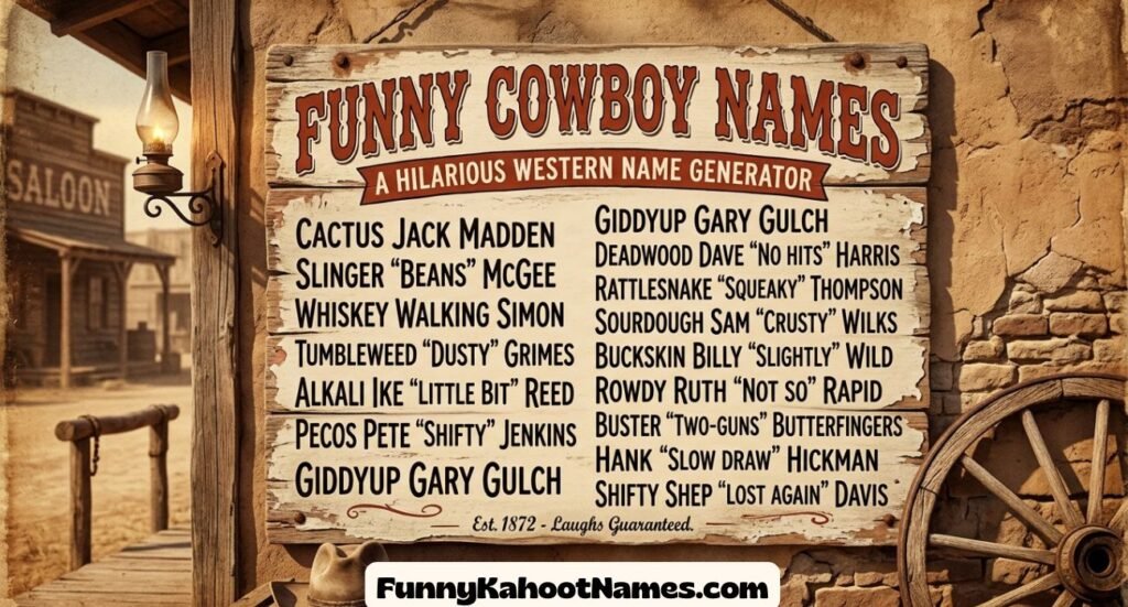 Funny Cowboy Names
